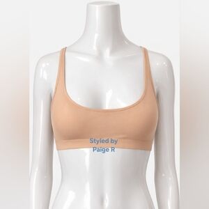 💕NWT SKIMS Jelly Sheer Scoop Neck Bralette Nude CLAY XXS